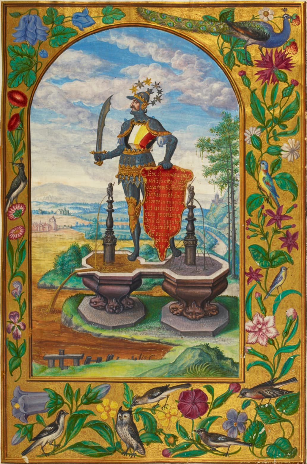 The Knight Upon Two Fountains